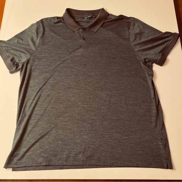 EUC Men's Perry Ellis Grey Short Sleeve‎ Polo Shirt Size XXL 🔥 (Z) - Picture 1 of 6